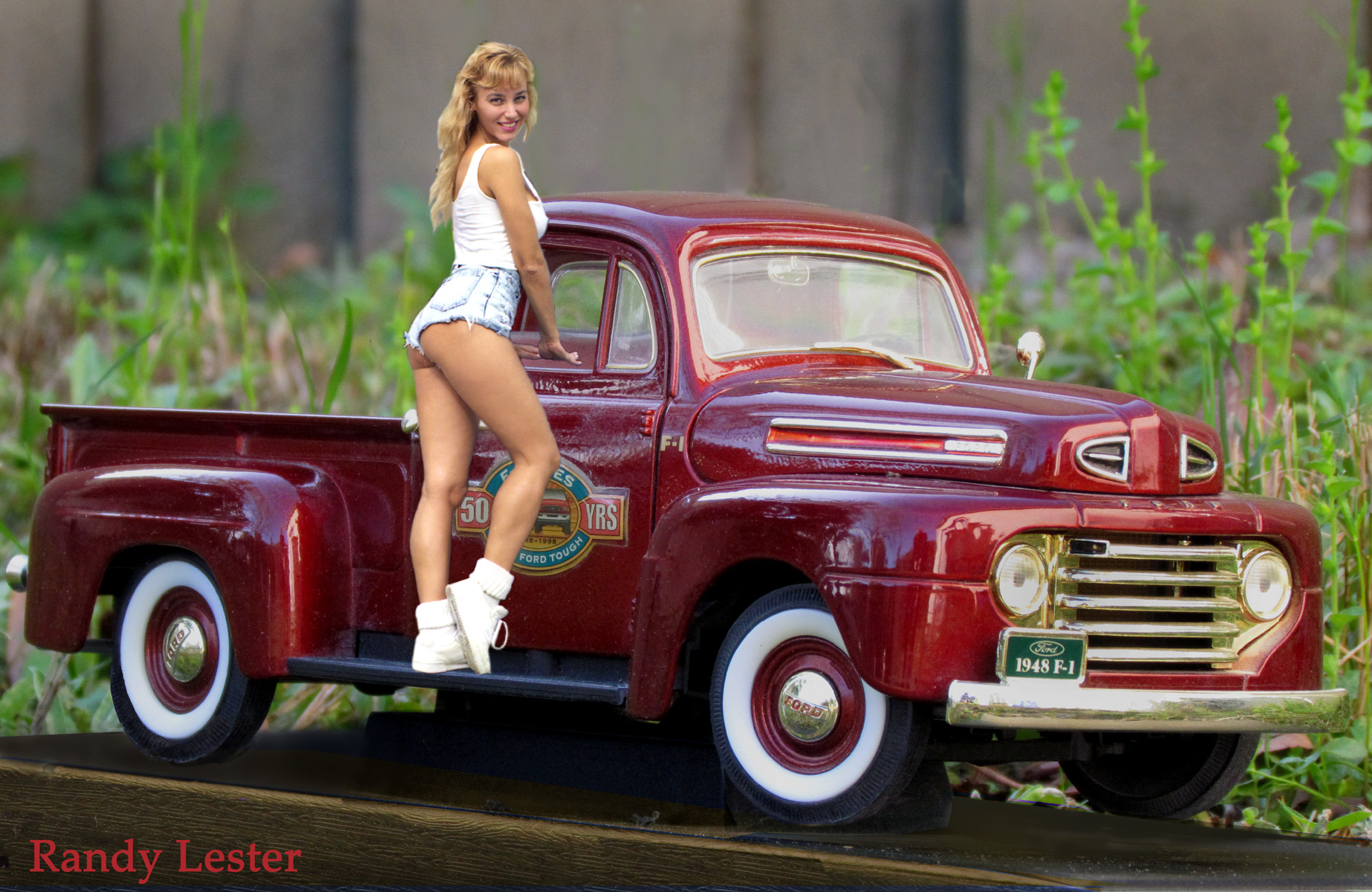 Randy Lester - Ann on 1948 Ford F-1