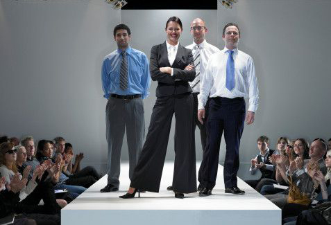 mark mossmodels scout - on the runway