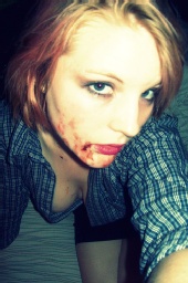 stephanie fenn - I love using fake blood as a prop