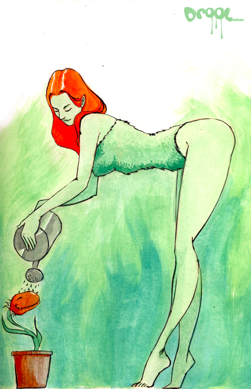 amrinder - Poison Ivy Fanart