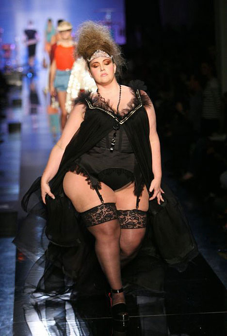 Velvet - Modeling in Paris for Jean Paul Gautier