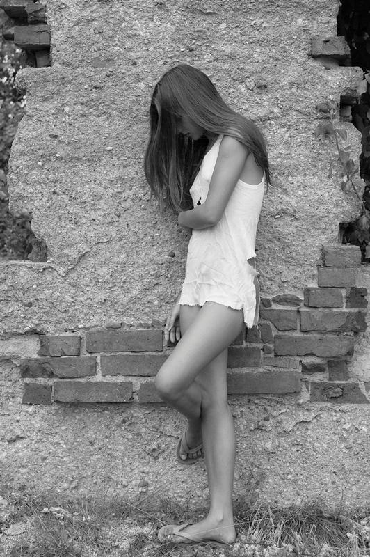 Monica Malatova - sad girl