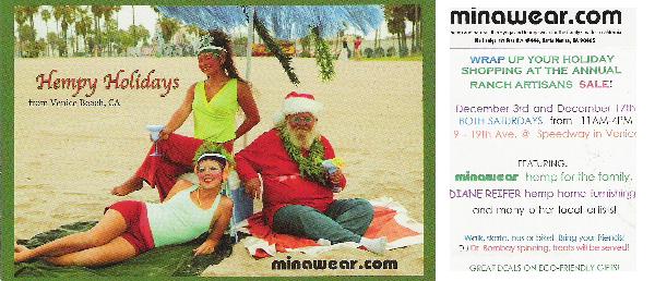 Makanalani - Minawear.com Christmas 2005 Postcard