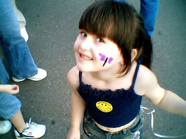 Tiffany - I got a butterfly--see.