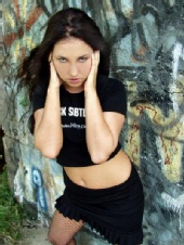 Jennifer M - cement wall 2