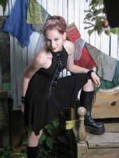 Molly - Black Dress and Boots