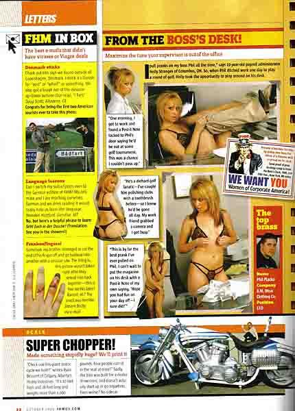 Rene Paris - FHM Magazine-P.22-October 2005