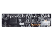 Lee Frederic - Discover Card print ad