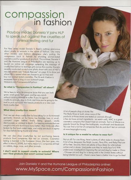 Daniela Victoria - I don't wear fur