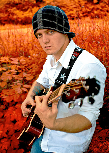 Nate - Playing the guitar