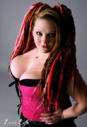 Ginger Snaps - pink with dreadfalls