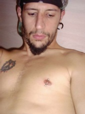 Chris Mavrick - Fresh Nipple Piercing