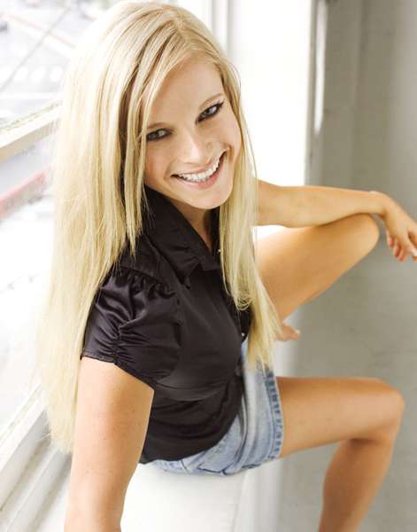 Michaiah - Black shirt, denim skirt