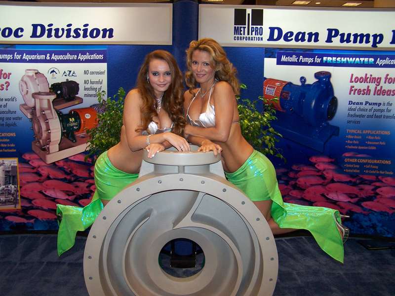 pinksnowbunny - Mermaids for the GA Aquarium Tradeshow