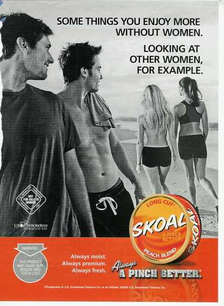 Jeremy Tirpak - Skoal Ad found in Maxim and Stuff Magazine