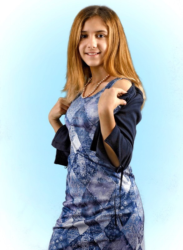 Erica - Blue Dress