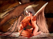christina pardo - recreation inspired by artist Luis Royo
