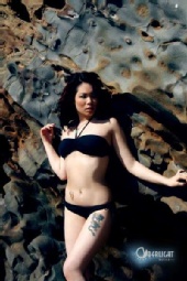 Ichigo aka Stephanie - beach cliff