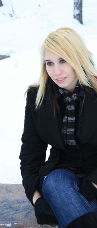 Chrissy Bostwick - Buffalo in January- it was coldddd