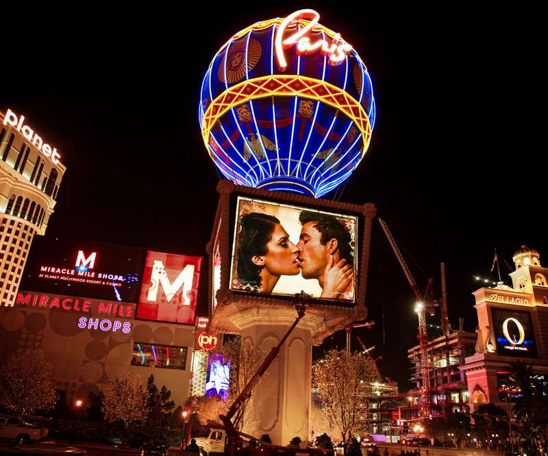 Natalie Summerlin - BIllboard at Paris Hotel and Casino
