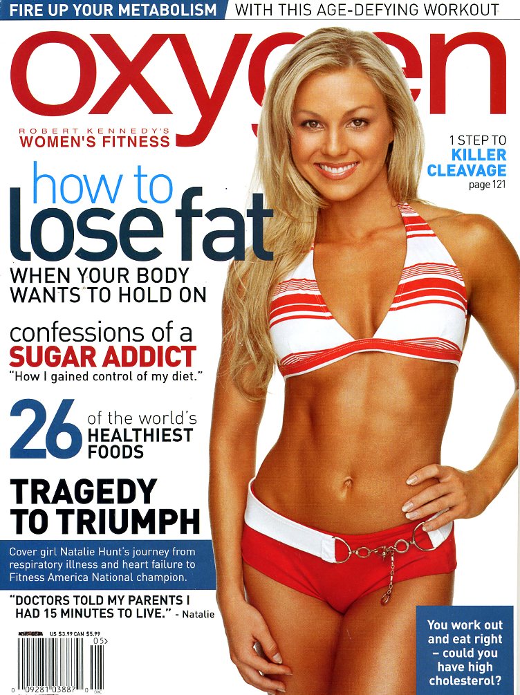 Natalie Hunt - Oxygen Cover girl
