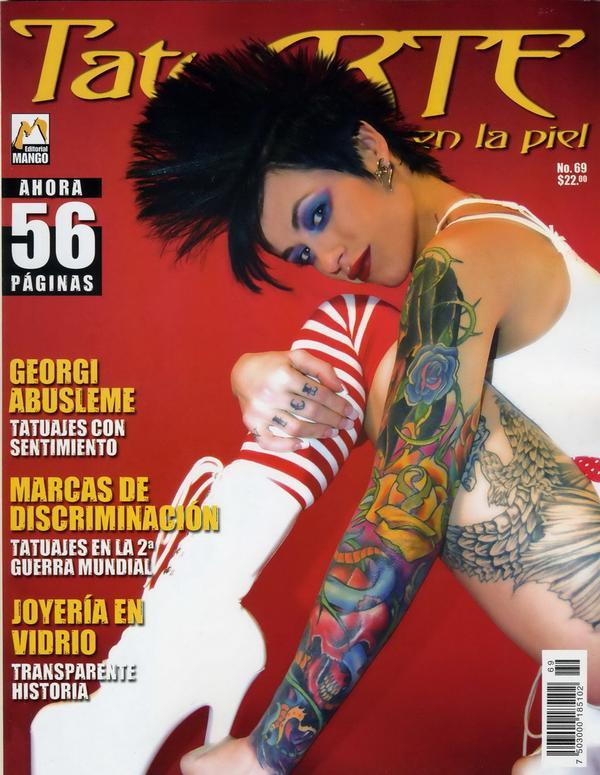 Mizuz Inkaholik - Cover of TatuArte in Mexico