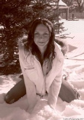 Ila Adkins - Playing in the snow