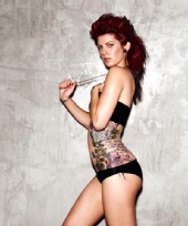 Scarlett 'Dancer - INKED magazine full page 