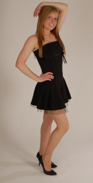 Stacey - Stacey in black dress