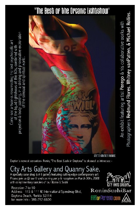 Bernadett - Poster and Magazine ad for Art show