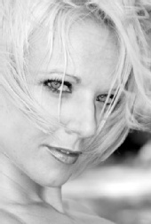 Bernadett - eyes bw