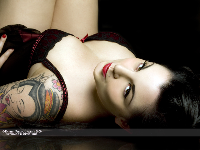 Kat Stan - Pin up shoot with D4Fish