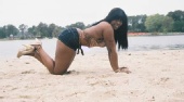 Pure Mocha - showing off the goods