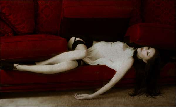 Hilary Keller - Red Couch
