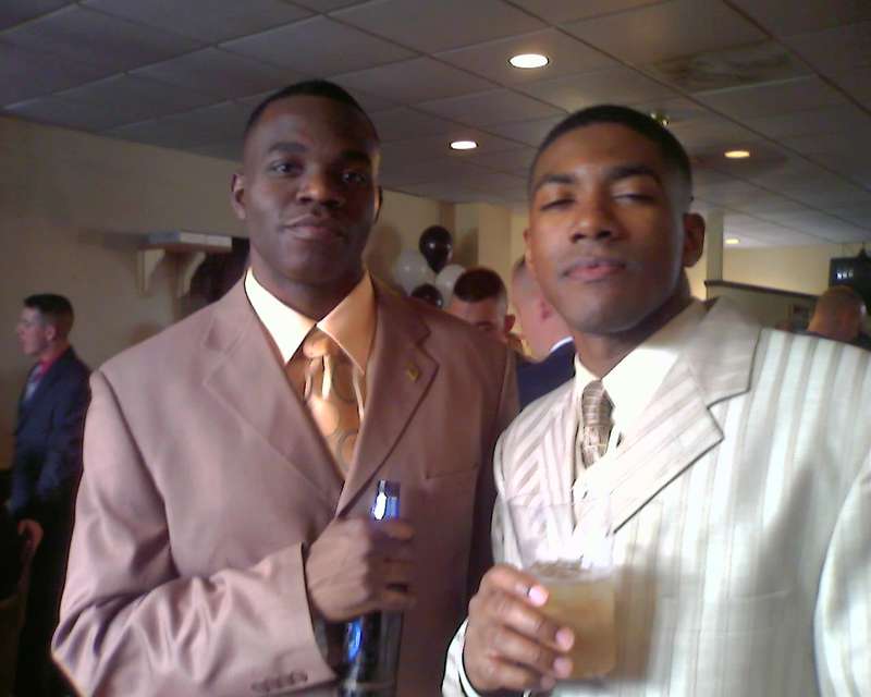 Philamon - At a party with a Friend, i'm on the right.