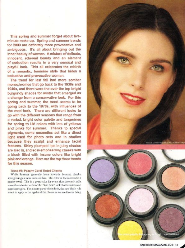 Gretchen - Harrisburg Magazine April 2009 Spring Trends