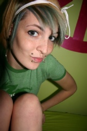 meli - blueish hair