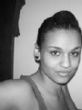 jungle julia - black an white head shot