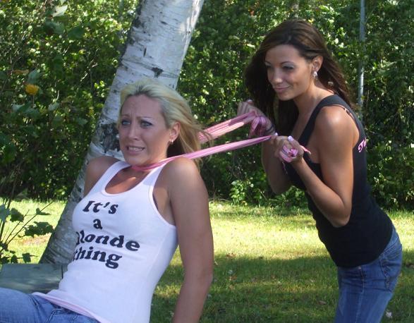 Morgan McLeod - Blonde vs Brunette