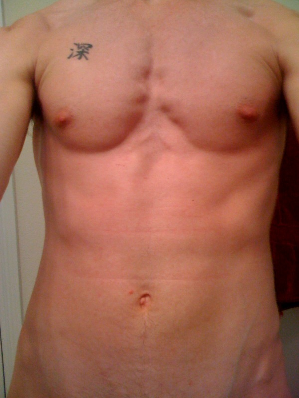 Burnin - Chest and stomach shot #2
