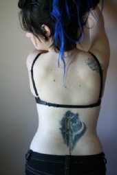 Lisa Fox - back tats