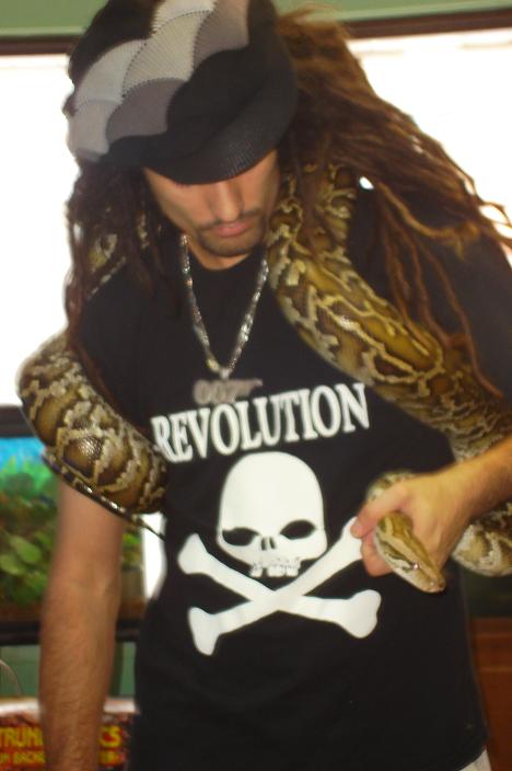 max omega - me and burmese python