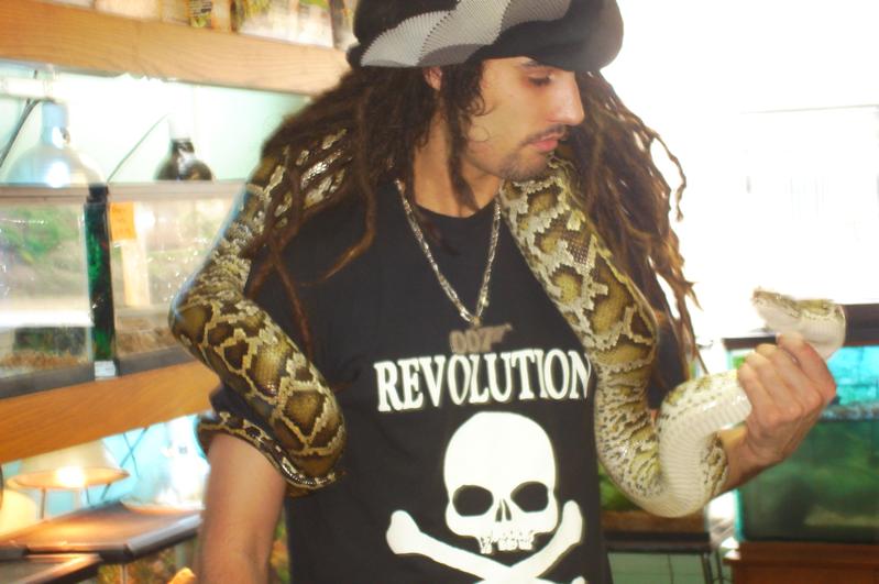 max omega - me and burmese python