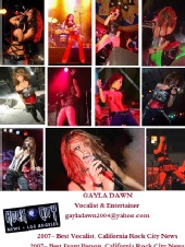 Gayla Dawn - Gayla Dawn, Vocalist - Entertainer