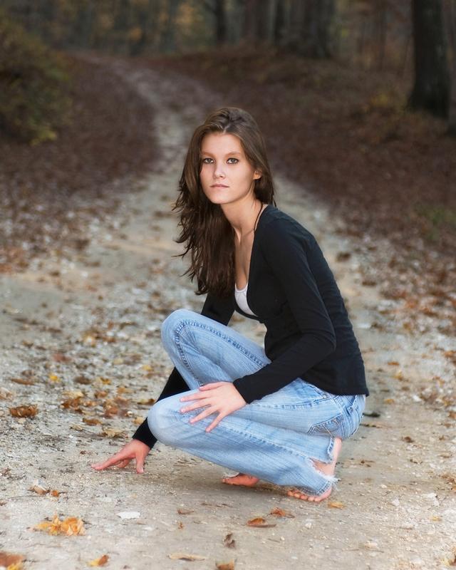Kelsey Hendren - Modeling for my Prom