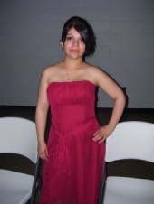 Miranda Jimenez - In my bridsmaid dress looking good