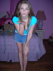 Cassie - blowing kisses