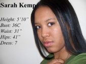Sarah Kemp - face + measurements