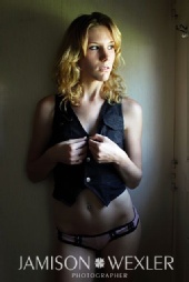 Little Miss Blonde - unbuttoning