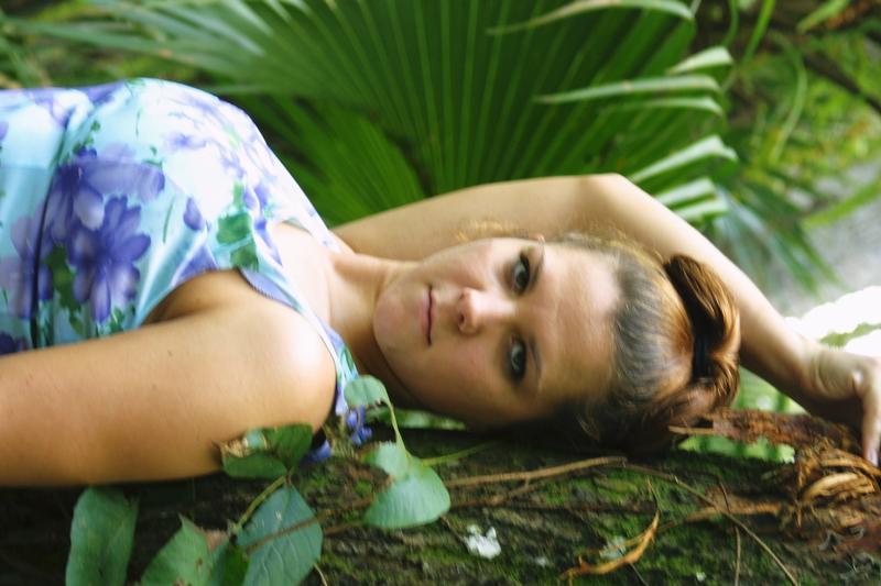 Lexi - At the River in a tree